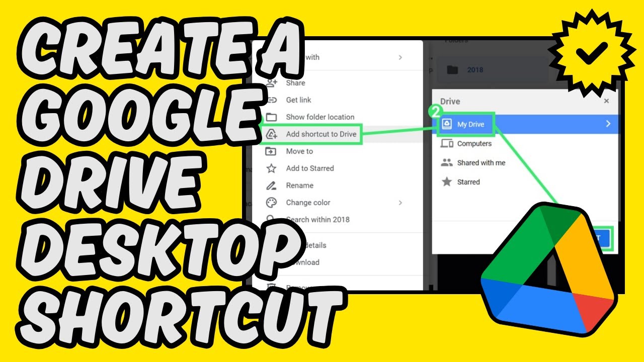 [Easy Guide] Create a Google Drive Desktop Shortcut