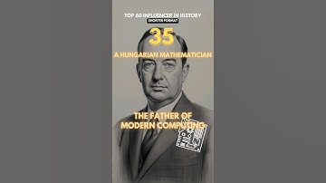 35: Father of Modern Computing - Top 60 History Influencer - Janos Neumann #computer #gametheory