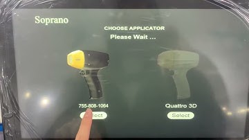 Diode ice alma laser soprano laser hair removal machine working interface  video