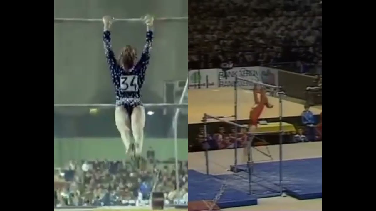 Elena Mukhina Елена Мухина 1977 World Cup & 1978 World Championship
