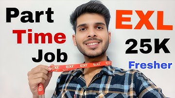 Hiring - Part - Time Job 🥵 | EXL Hiring 2025 | Work From Home Jobs | EXL Company | The Ravi Vlogs