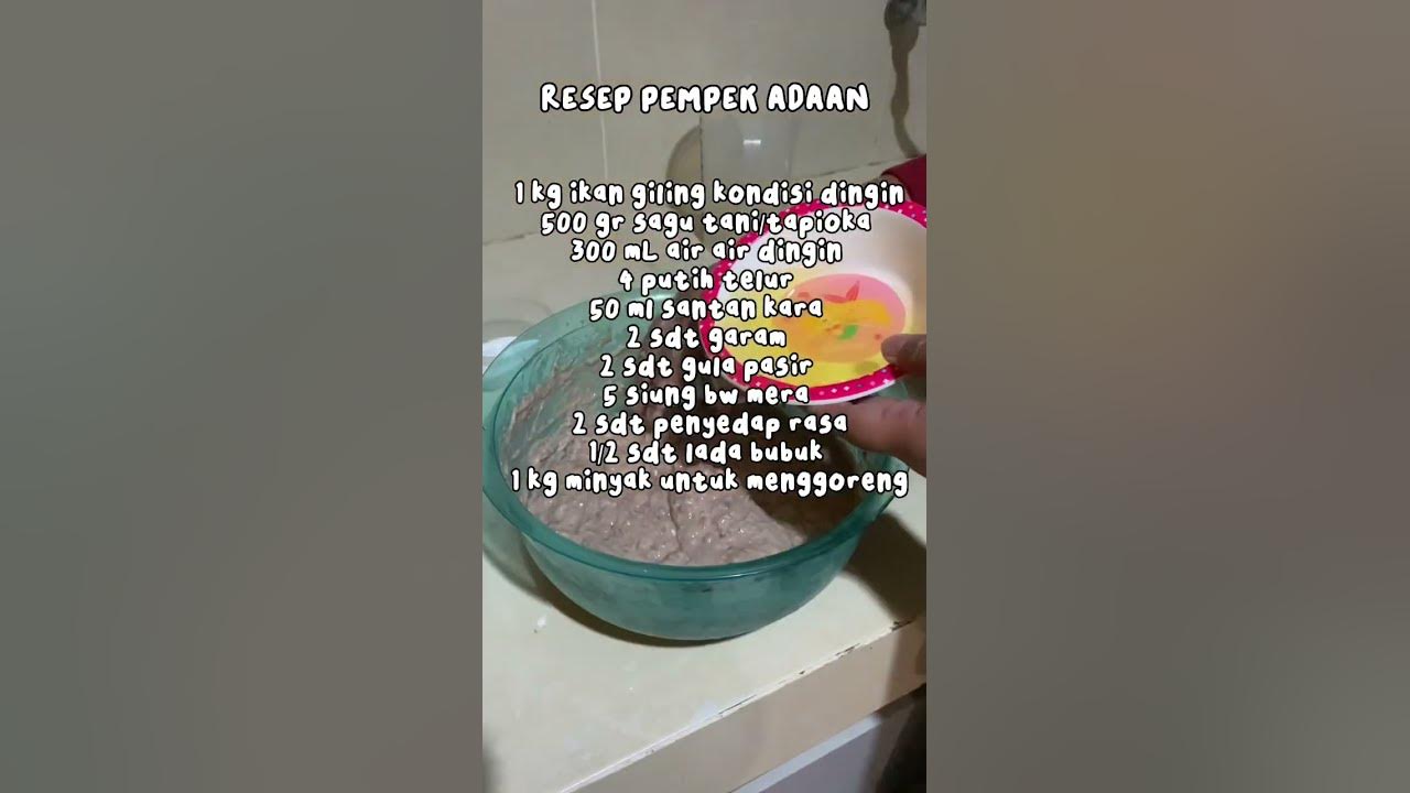 Resep pempek adaan ala aku