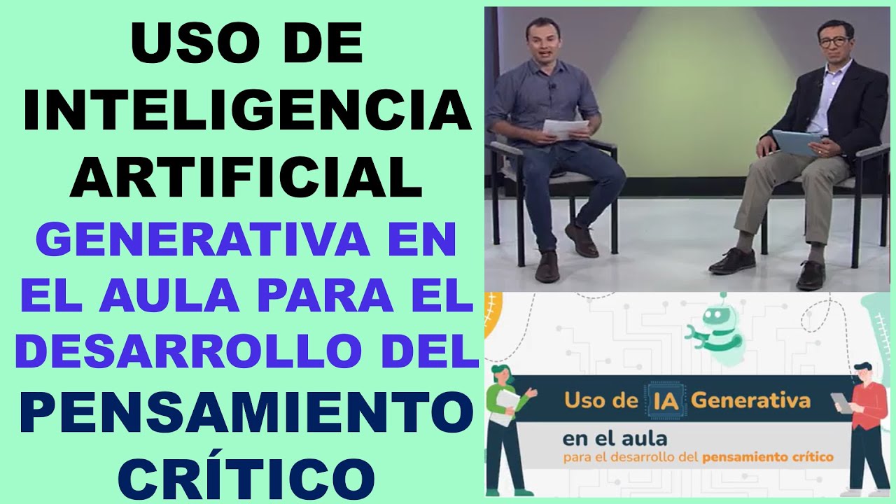USO DE INTELIGENCIA ARTIFICIAL GENERATIVA EN EL AULA PARA EL DESARROLLO ...