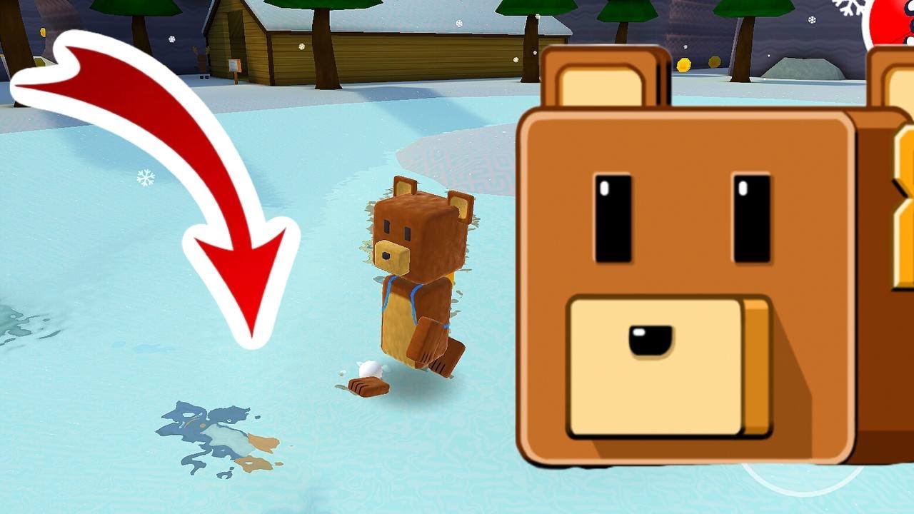 Super Bear Adventures: I don't know if this easter egg is known, but my  nephew found it while playing : r/oddheader