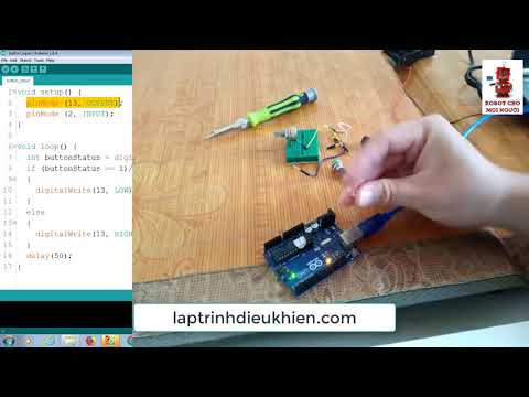 Video Nhận tín hiệu digital từ nút nhấn (nút bấm - button)... - youtube