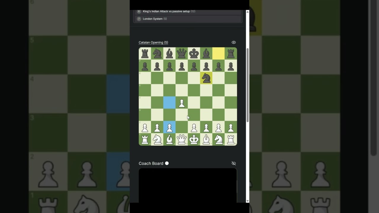 blundered - learning the Catalan and Italian Openings