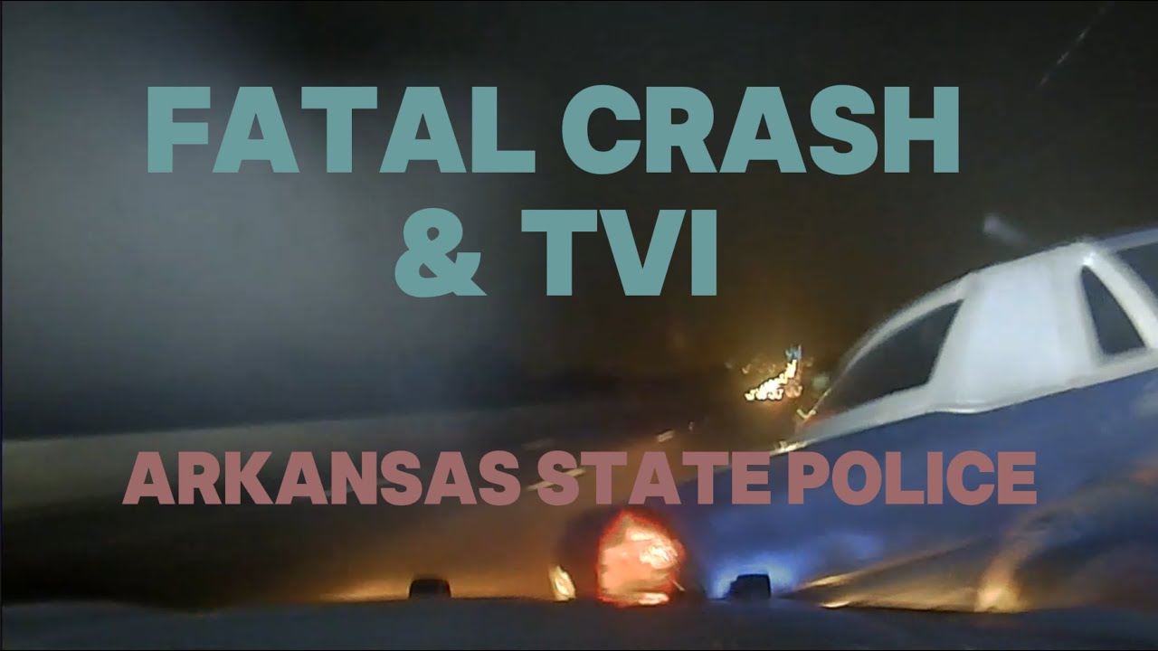 Pursuit Ends In Fatal Crash and TVI | Arkansas State Police - YouTube