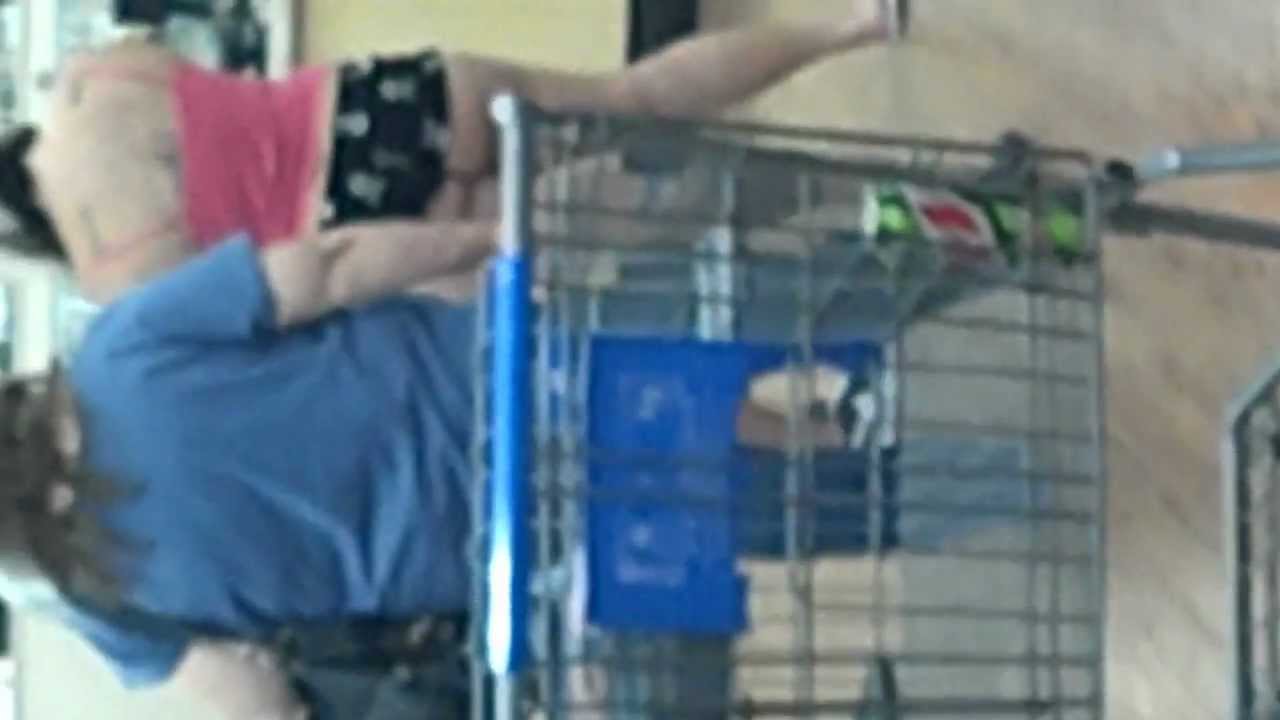 Walrus flossing in walmart redding ca youtube