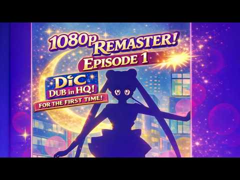 Sailor Moon Episode 1 HD Remaster Teaser Trailer | 90s English DiC