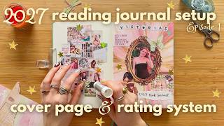 2027 reading journal cover page & how I rate my books // plans for my 2027 journal⭐️📖🌷💚 epi 001