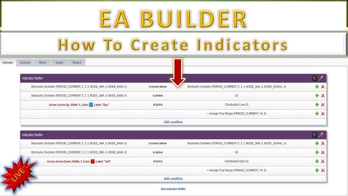 1 8 Create Ea From Custom Indicator Youtube
