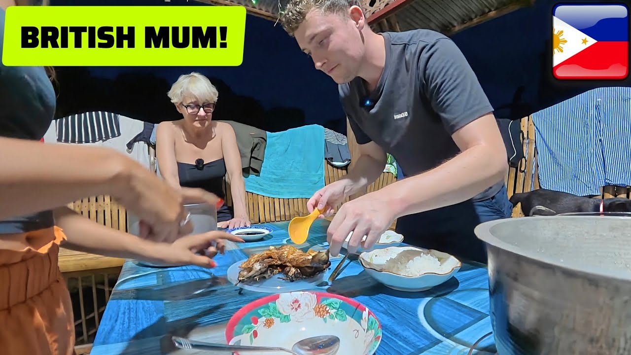 Британская мама впервые попробовала своё любимое филиппинское блюдо! 🇵🇭