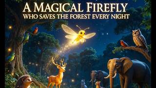 A Magical Firefly Who Saves the Forest Every Night | Animated Movie | @FizzyPopStories