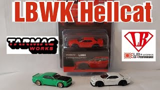 Unboxing Tarmac Works Mijo Exclusive LBWK Dodge Challenger SRT Hellcat