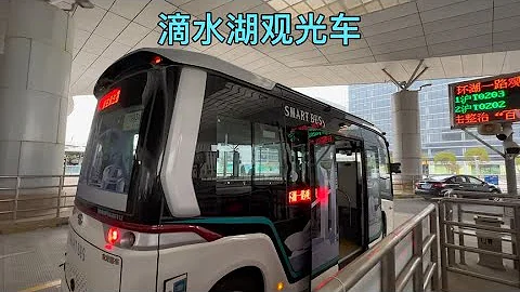 上海滴水湖环湖1路观光车，绕湖一圈大约40分钟 - 天天要闻