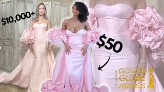 I Made Jennifer Lopez's Golden Globe Dress for less! Sewing Tutorial & Pattern Making!