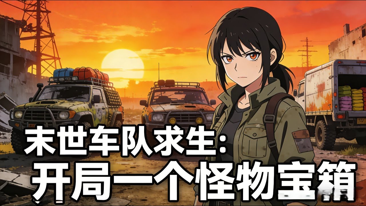末世序列车队：我有一个怪物宝箱  #末世文 #末世求生 #爽文