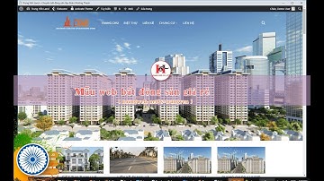 Giao diện web Web bất động sản giá rẻ