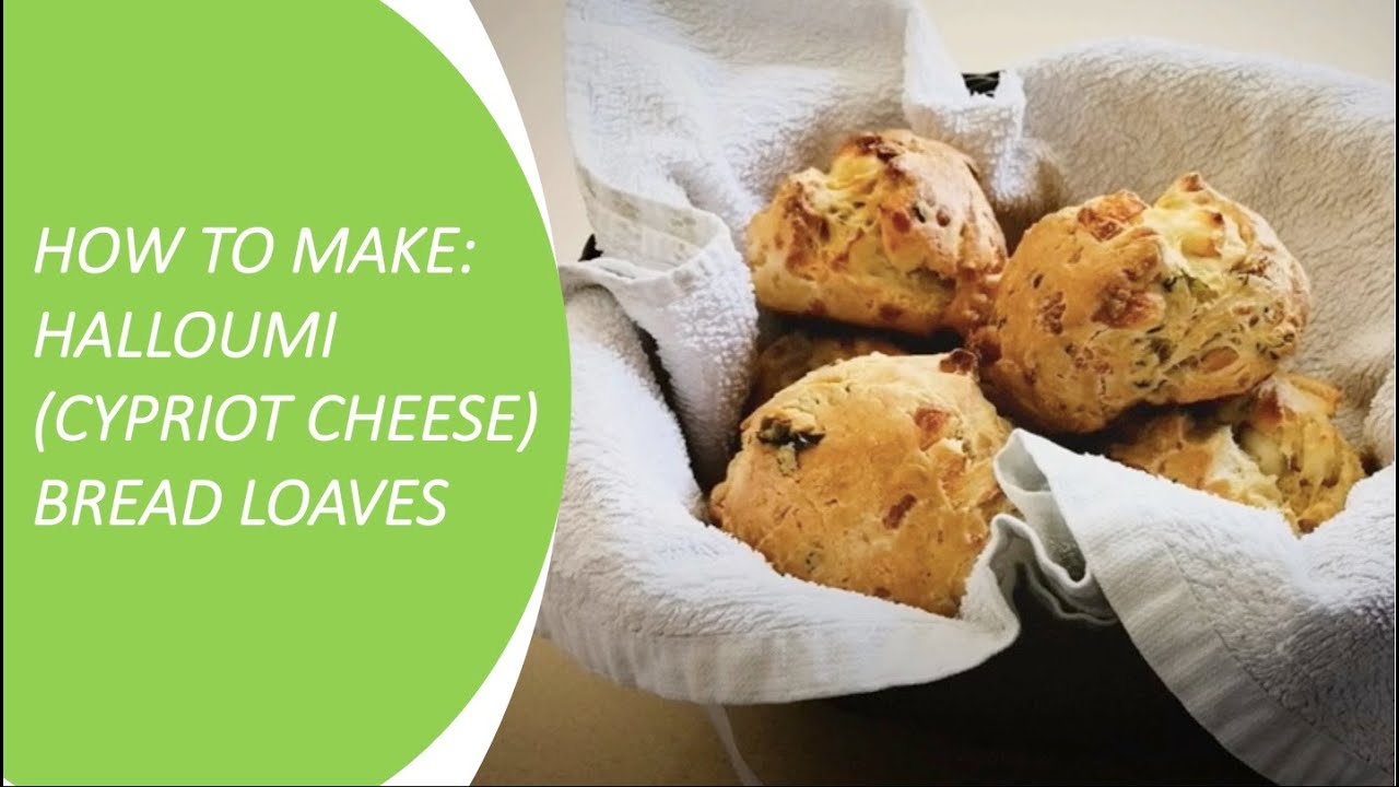 Halloumi bread loaves