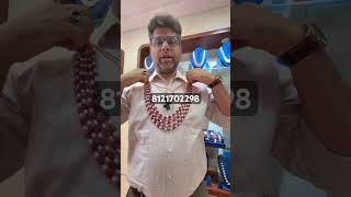 Real Ruby and pearls jewellery