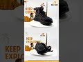 Breathable Flying Weaving Non slip Work Safety Boot- Black | Wily Bear #safetyshoes #workboots