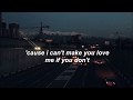 i can't make you love me // dave thomas junior lyrics