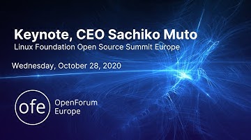 Keynote at the Open Source Summit Europe 2020