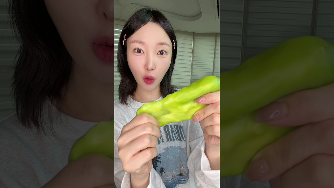 색깔이 변하는 슬랑이!?😳💕 #재밌는 #슬랑이 #리뷰