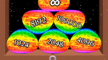 Satisfying Mobile Game New Video jelly 2048 - Blob Merge 3d gameplay walkthrough part 2