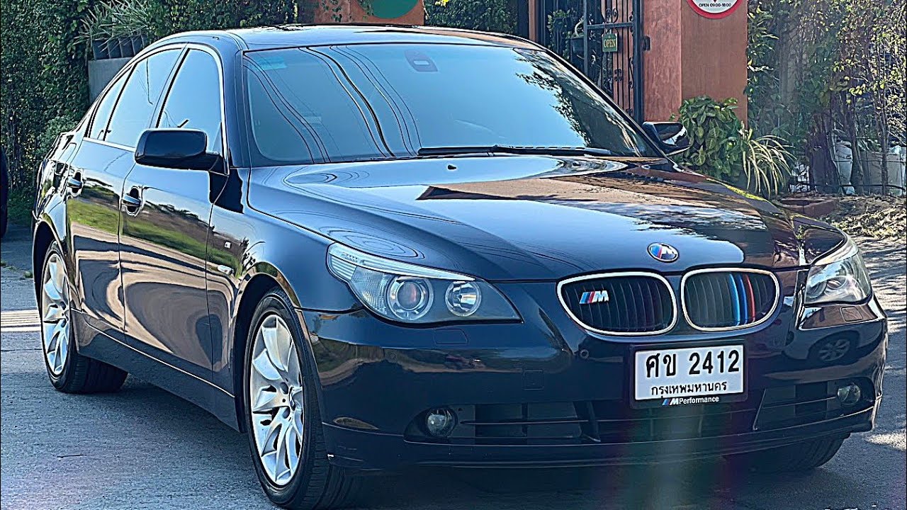 BMW 525🎉รุ่นพิเศษ มือเดียว E60 525 ISE ปี 04 A/T airbag 8 ใบ เบาะไฟฟ้า