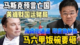 20年后必选边！新加坡国运赌局：海南抢通道，印度换种族，马六甲饭碗保不住？海盗激增300% 直航暴击！新加坡的双重危机：通道被海南封死，华人根基被印度移民动摇？