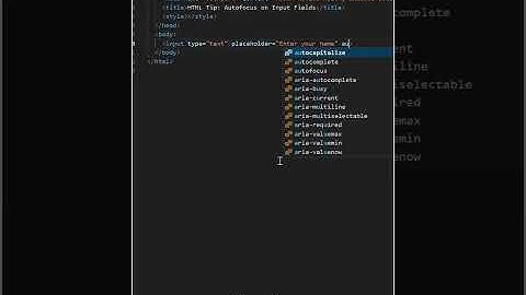 Autofocus Input Field in React & HTML | Frontend Quick Tip