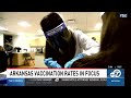 Arkansas sees rise in school vaccine exemptions as measles spreads