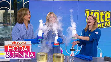 Kate the Chemist makes smoke rings and lightning in Studio 1A