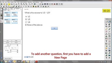 Sony Projector IPU-2 Tutorial 14 : Courseware - creating questions (Advanced)