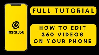 INSTA360 PHONE APP FULL TUTORIAL | HOW TO EDIT 360 VIDEOS ON YOUR PHONE screenshot 1