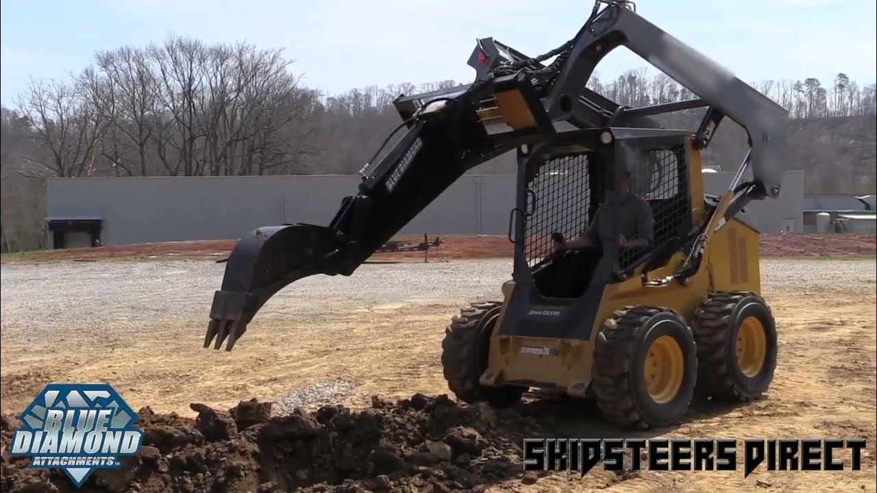 Skid Steer Backhoe Attachment Review YouTube