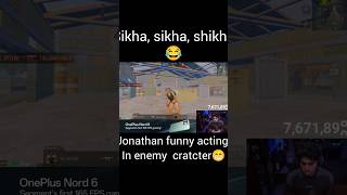 sikha sikha shikha ☠️ jonathan reaction 🔝#jonathan #shorts #funny #jonathangaming