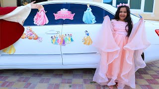 شفا سوف تذهب إلى حفلة الأميرات !!Shafa are going to party  Princess Adventure