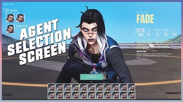 VALORANT : ALL AGENT SELECTION ANIMATIONS SHOWCASE | EPISODE 4 ACT 3