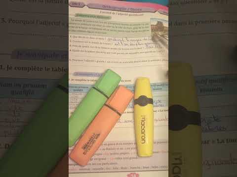 6ème année primaire parcours page: 34,35 l' accord de l' adjectif qualificatif orthographe / dictée