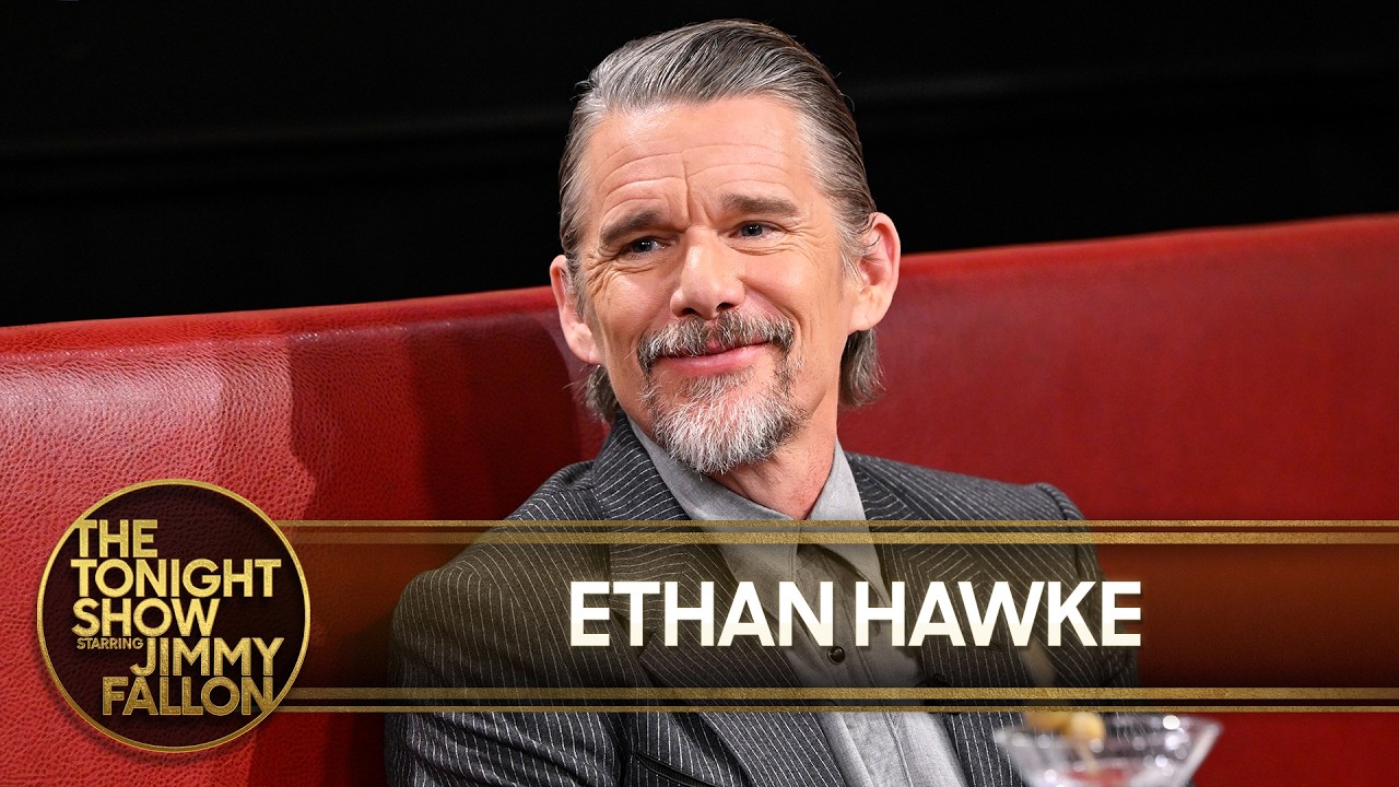 Ethan Hawke Shaved His Head for Blue Moon, Talks Sardi's Portrait & Making a Movie with Will Ferrell