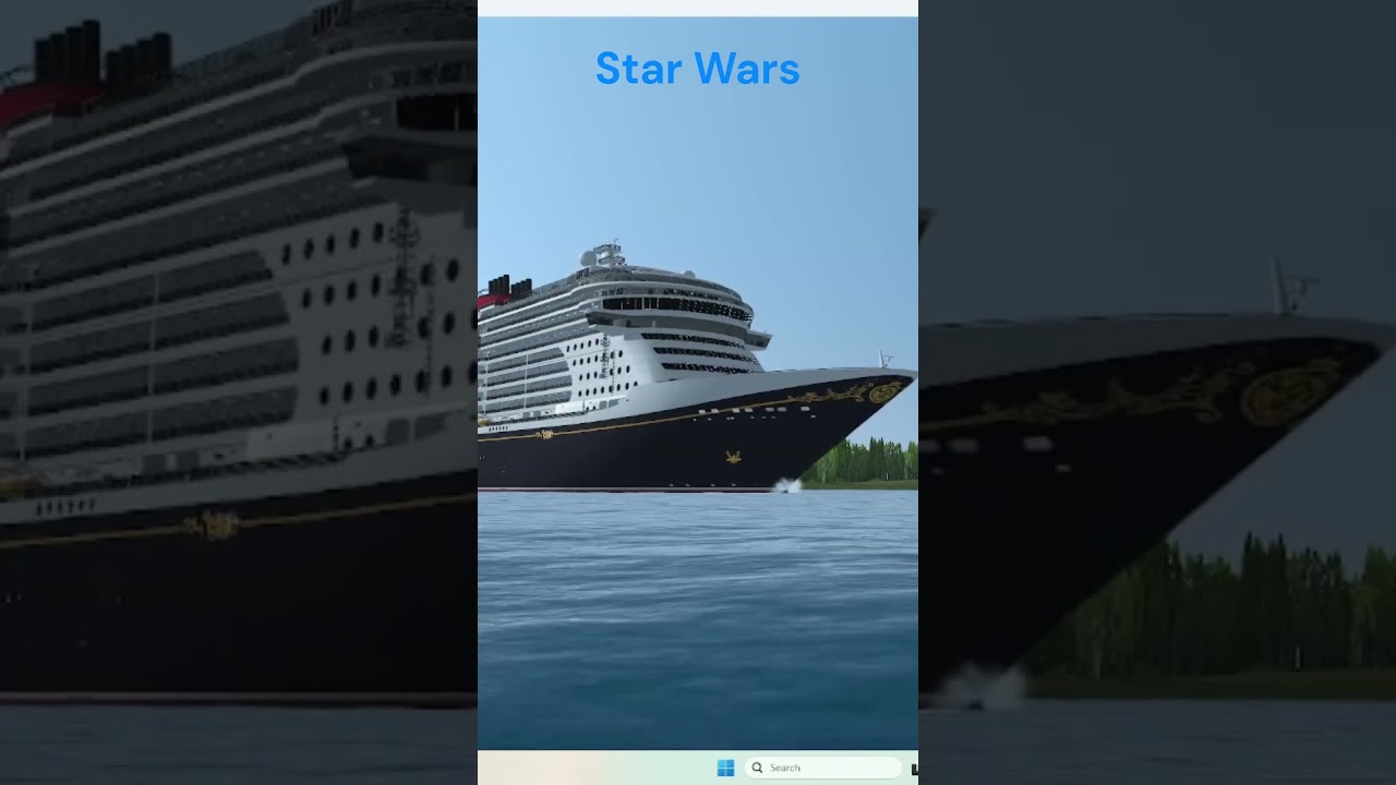 Disney Wish Musical Horns While Leaving Port Canaveral October 12th 2026 in VSNG#cruiseship
