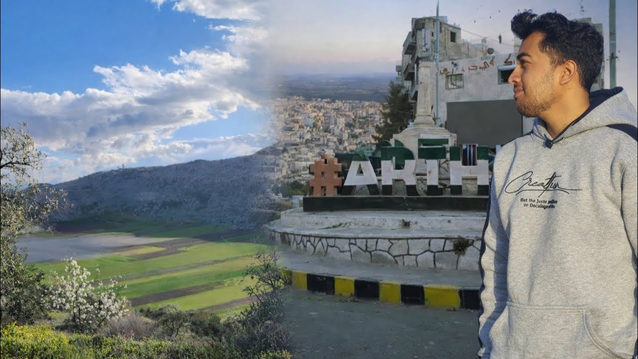 رحت على مدينة أريحا قبل الافطار وأجواء الربيع بل طريق لوحه فنيه على أرض سوريا 🏍🇸🇾