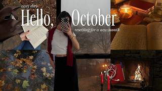 Hello October 🍁 a cosy autumn reset day, monthly goals, soup recipe News