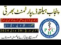 Punjab Healthcare Jobs 2024: New Health Care Department Jobs in Pakistan | 06 July 2024