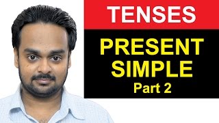 PRESENT SIMPLE TENSE Part 2 - Making Sentences (Form) - Basic English Grammar