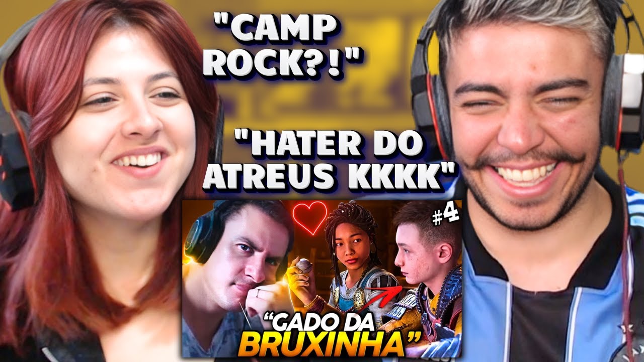 SUPER XANDÃO FOI ILUDIDO PELA BRUXINHA no GOD OF WAR RAGNAROK |melhores momentos #4 | REACT em CASAL