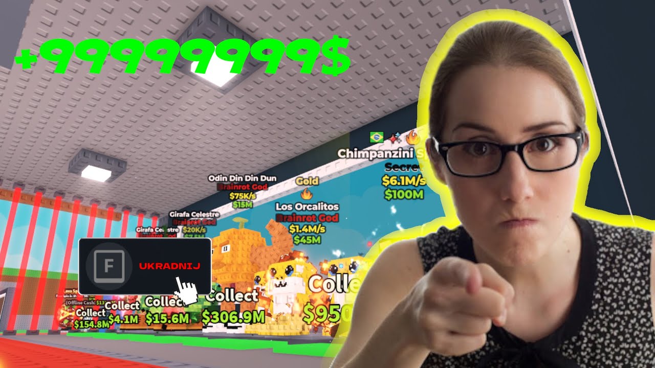 JEGO MAMA CHCIAŁA ZADZWONIĆ NA POLICJE w Steal a Brainrot Roblox