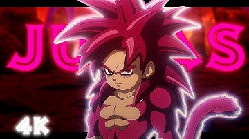 Dragon Ball Daima : Super Saiyan 4 Goku Vs Gomah 『 AMV 』 Judas 『 4K  』
